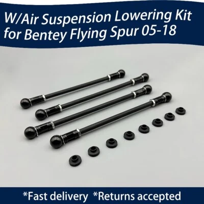 💥for 2005-2018 Bentley Flying Spur Adjustable Lowering Links Air Suspension Kit - Image 1 of 3