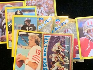1982 Topps Stickers Football Pick You Stickers