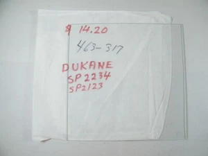 DUKANE PROJECTOR GLASS 463-317 FOR SP2234 & SP2123 11 3/16" X 11 3/16" - Picture 1 of 5