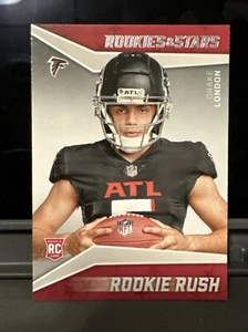 2022 Rookies & Stars Drake London #RR-6 Rookie Rush Atlanta Falcons Football 2U - Picture 1 of 2