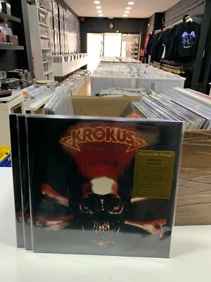 Krokus LP Headhunter 2023 Silver & Black Marbled Vinyl - Image 1 of 2