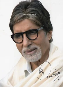 AMITABH BACHCHAN BOLLYWOOD SIGNED REPRINT SIZE 11"X8" PHOTO .#3 - Picture 1 of 1