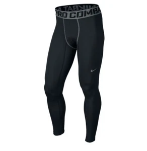 Nike Core Compression Tights 2.0 Black/Cool Grey Men's 2XL BNWT FREE SHIPPING - Picture 1 of 2