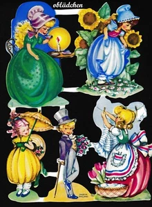 # GLANZBILDER # MLP 1693 niedliche  Kinder alter seltener Bogen wie EO 5205 RAR# - Bild 1 von 1