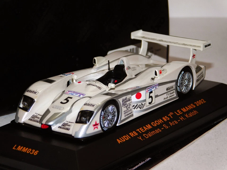 AUDI R8 #5 TEAM GOH 7TH LE MANS 2002 IXO LMM036 1/43 - Immagine 1 di 1