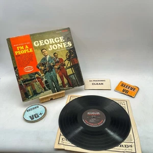 George Jones I'm A People - VG+/VG 1966 Ultrasonic Clean - Picture 1 of 3