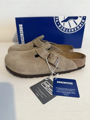 Birkenstock Boston Taupe Weichbettung VL Clogs Gr. 36 - 41 Schmal 0560773 - Bild 1 von 4