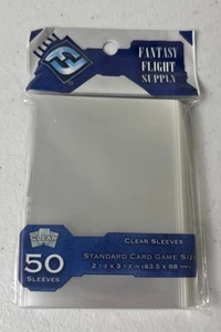 Supply Clear Sleeves - Juego de Cartas Estándar (50 Fundas) Nuevo Precintado - FFS05 💥 - Imagen 1 de 3