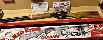 A CHRISTMAS STORY 40TH ANNIVERSARY RED RYDER BB GUN FULL CAST SIGNED #60 OF 500 - Image 1 of 4