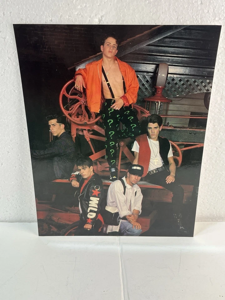 New Kids on the Block 1991 Promo Postcard 8x10 Licensed Reprint - Image 1 of 4