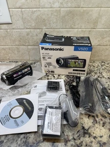 New Panasonic HC-V520 Handheld High Definition WiFi Camcorder + Charger NOS - Picture 1 of 6