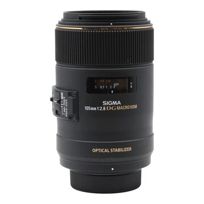 Lens Tele Sigma 105mm 2.8 Dg Macro HSM OS - Nikon Af Mount - Image 1 of 3