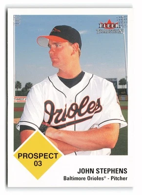 2003 Fleer Tradition #459 John Stephens Baltimore Orioles - Image 1 of 2