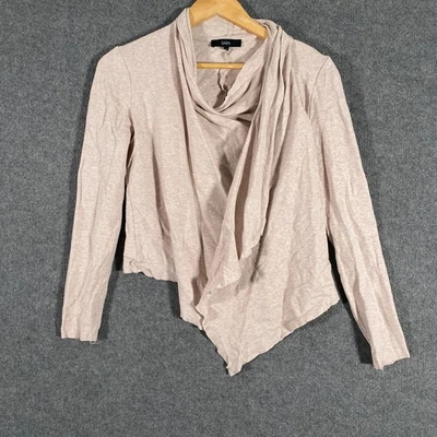 Saba Jacket Womens S Pink Cowl Neck Formal Office Career City Waterfall O3 - image 1 of 4