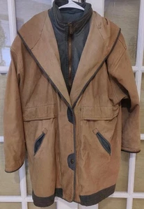 Vintage Adventure Bound By Wilsons Thinsulate Lederjacke mit Kapuze - Herren Large - Bild 1 von 13