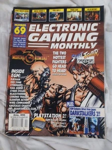 Electronic Gaming Monthly Magazine #69 April 1995 Mortal Kombat 3 Great Shape - Picture 1 of 2