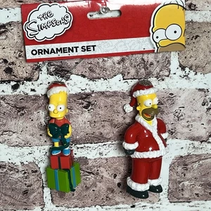 Bart Homer Simpson als Weihnachtsmann Die Simpsons Cartoon Christbaumschmuck - Bild 1 von 6
