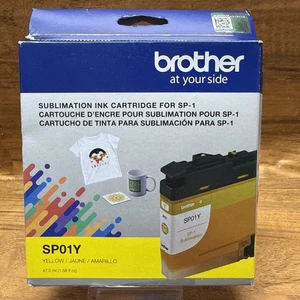 Cartucho de tinta de sublimación original Brother SP01Y AMARILLO estándar 09/2025 - Imagen 1 de 5
