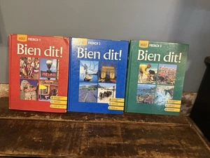 Bien Dit Volume 1-3 Learn To Speak French - Picture 1 of 3