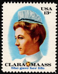 US - 1976 - Clara Maass Famous Pioneering Nurse Commemorative Issue # 1699 Mint