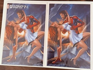 Ultimate Spider-Man #7 TYLER KIRKHAM Exclusive Trade and Virgin Variant Set NM - Picture 1 of 3
