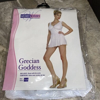 Secret Wishes Costume Grecian Goddess 888514 White/Gold XS - Image 1 of 4