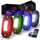Rgbw Led Rock Lights With Bluetooth App Control,4Pod For Offroad Truck Atv Suvt