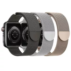 Milanese Loop Band iWatch Strap For Apple Watch Ultra 49mm S10 9 8 7 6 5 4 2 SE - Picture 1 of 18
