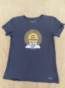 Camiseta I’ve Got Sunshine On A Cloudy Day Life Is Good mediana para mujer Crusher Lite - Imagen 1 de 3