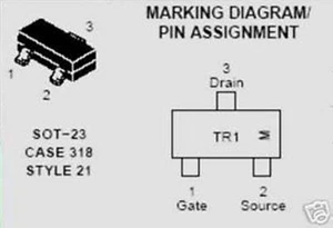 TR13: TRANSISTOR SEMICONDUCTOR ENCENDIDO NTR4501N SMD (20 PIEZAS) - Imagen 1 de 1