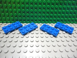 Lego 4 Blue 2x4 base plate NEW - Picture 1 of 1