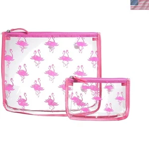 Bogg-Compatible Decorative Zipper Inserts - Flamingo Design for Easy Access - Picture 1 of 4