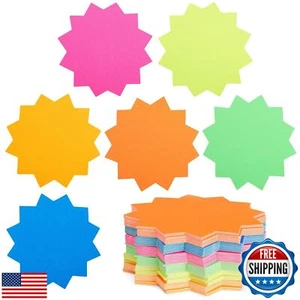 120-Pack Bulletin Board Decorations, Blank Cutouts, Starburst Signs for Retai - Picture 1 of 5