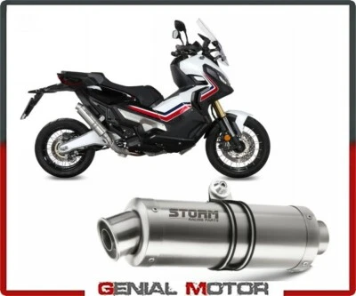 Scarico Storm by Mivv Gp acciaio inox per Honda X-adv 750 2017 > 2026