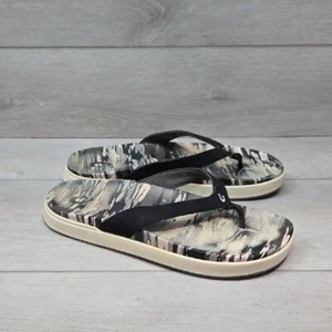 Olukai Women Nu'A'Pi' Thong Stylish Flip Flops Platform Sandals Shoes Sz 9 - Picture 1 of 12