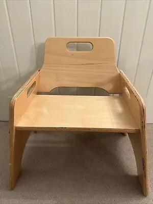 Toddler Wooden Chair • 15£