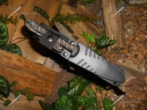 United cutlery brands/Spear/Harpoon tip/Knife/Blade/Concealable/Survival/Combat - Picture 1 of 9