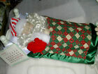 22&quot; Vtg SLEEPING SANTA Animated:Snores,Whistles w/Chest Rise&amp;Fall 1992 TELCO EUC