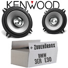 Kenwood speakers for BMW 3 Series E30 installation kit boxes 13 cm coax car car footroom