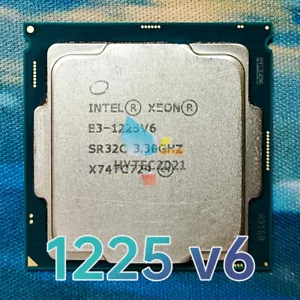 Intel Xeon E3-1225v6 SR32C 3.3GHz 4Cores 73W LGA1151 CPU Processor - Picture 1 of 3