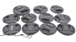 Unbranded Misc. 11 Piece 77mm 82mm 86mm 95mm 105mm Front Lens Cap Lot (#T2279) - Picture 1 of 2