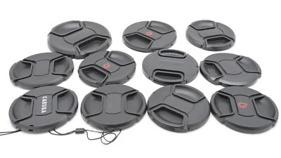 Unbranded Misc. 11 Piece 77mm 82mm 86mm 95mm 105mm Front Lens Cap Lot (#T2279) - Image 1 of 2