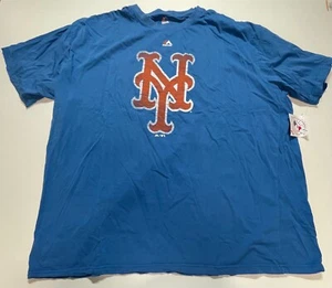 Now York Mets Majestic T-shirt Sz 2XLT - Picture 1 of 3