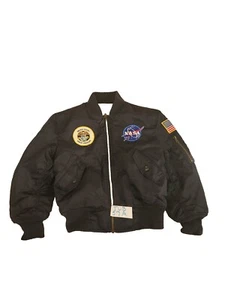 Alpha Industries Reversible Nasa Bomber Jacket Size YS - Picture 1 of 8