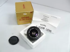 Sigma - 35-70mm f/3.5-4.5 Lens for Olympus MF Analog Film Cameras (NEW) - Picture 1 of 2