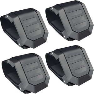 4PCS UTV Front Windshield Adjustable Mounting Clamp Kit For Polaris RZR Kawasaki - Picture 1 of 6