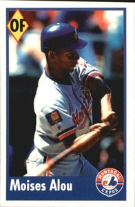 1995 Panini Stickers Montreal Expos Baseball Card #78 Moises Alou