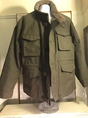 Rainforest Thermolite Men’s Waxed Cotton Nylon Oxford Jacket Size XLarge - Image 1 of 4