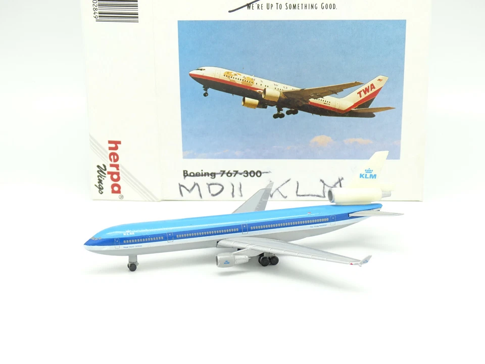 Herpa Aereo Airlines 1/500 - McDonnell Douglas MD-11 KLM - Immagine 1 di 1