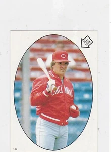 Adesivo O-PEE-CHEE 1986 N. 134 PETE ROSE CINCINNATI ROSSI (STAMPATI IN ITALIA) - Foto 1 di 2